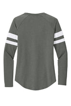 Load image into Gallery viewer, Halftime Women&#39;s Stripe Long Sleeve V-Neck Tee
